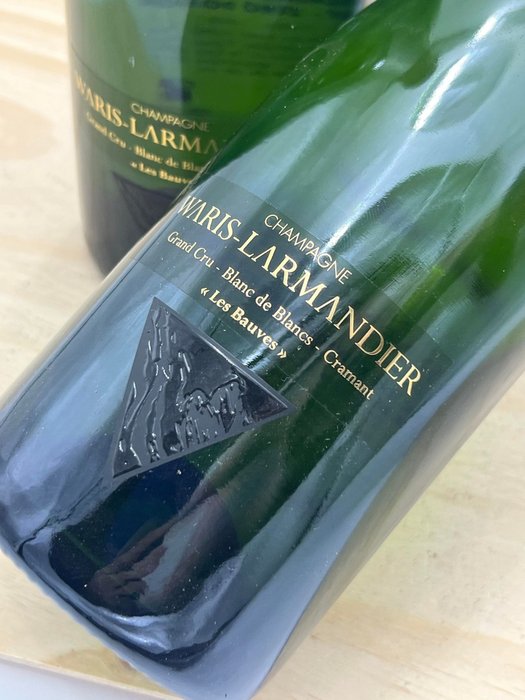 2012 Waris-Larmandier, Grand Cru Blanc de Blancs Cramant Les Bauves Zéro Dosage - Champagne Grand Cru - 2 Flasker (0,75 L)