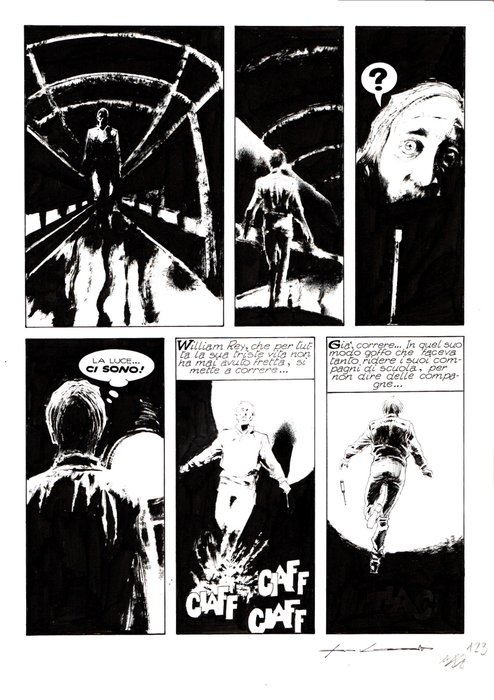 Roi, Corrado - 2 Original page - Dylan Dog Gigante #10 - "i peccatori di Hellborn" - 2001