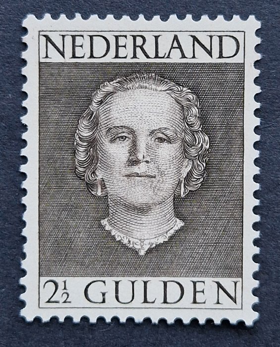 Holland 1949 - Komplet serie 'En face' (dronning Juliana)