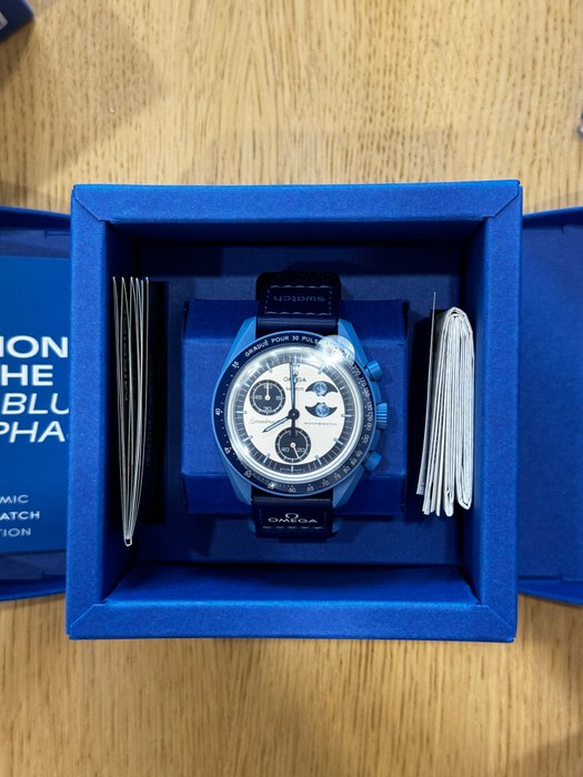 Swatch - MoonSwatch Mission to the Super Blue Moonphase Limited Edition - Ingen mindstepris - SO33N700 - Unisex - 2011-nu