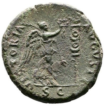 Romarriket Vespasian (AD 69-79) As Struck in Rome in 73 AD ★ Judaea Capta series ★ Very rare