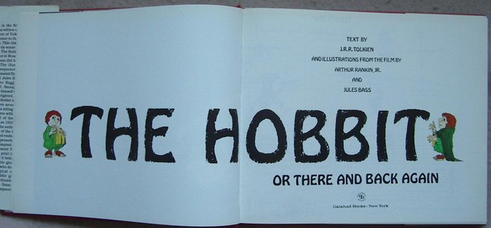 J.R.R. Tolkien - The Hobbit. An Illustrated Edition - 1989