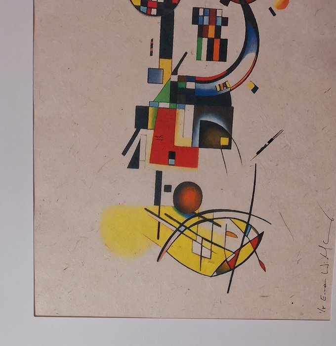 Emma Wildfang - Mickey Mouse and Goofy - "Tribute series - Icons Reimagined "Wassily Kandinsky"