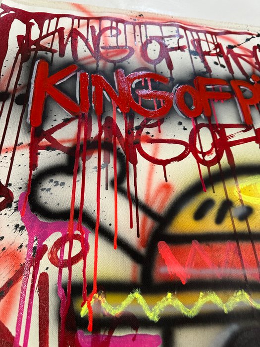 Outside313 - One Piece graffiti logo - King of pirates