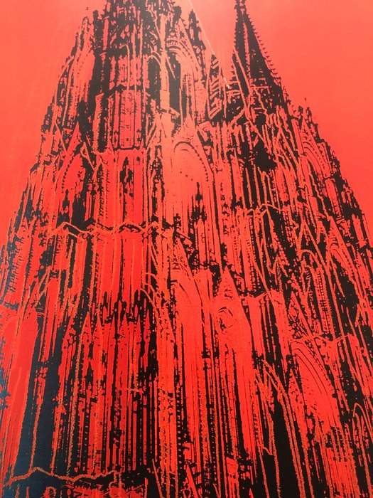 Andy Warhol (after) - Cologne Cathedral (red) - Te Neues licensed offset print