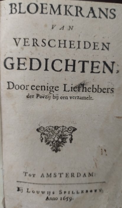 Meerdere - Bloemkrans van verscheiden gedichten - 1659