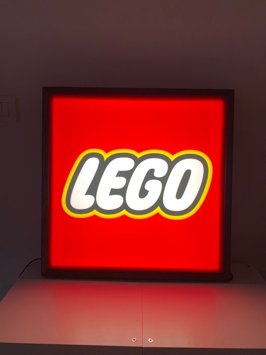 Lego - Insegna luminosa Lego  Custom Item- 63x63 - Italien