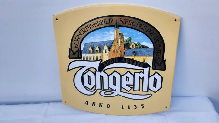 Tongerlo Belgian abbey beer - Tegn - Emalje