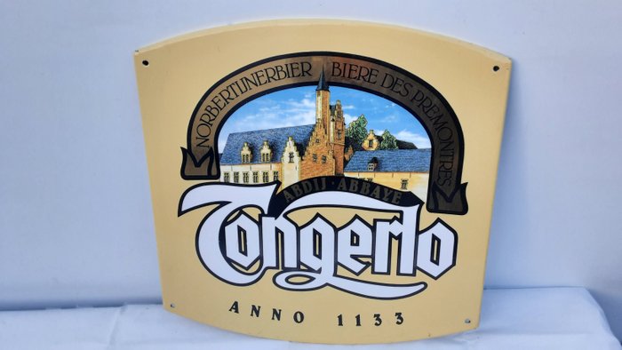 Tongerlo Belgian abbey beer - Tegn - Emalje