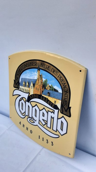 Tongerlo Belgian abbey beer - Tegn - Emalje