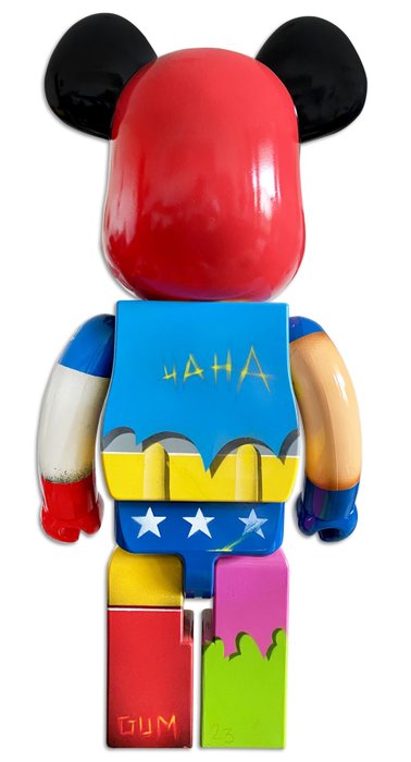 Gum (1976) - Bearbrick 1000% Hand painted (original artwork)