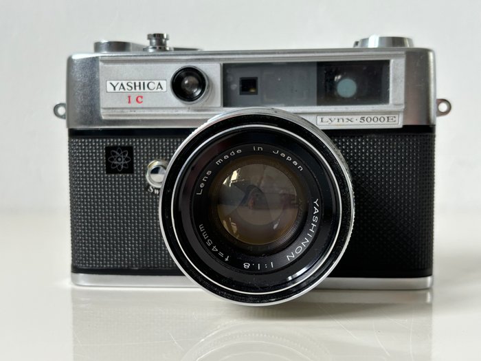 Yashica 1C Lynx 5000E - Yashinon 1:1.8 f=45mm lens - Inclusief Handleiding Analogt kamera