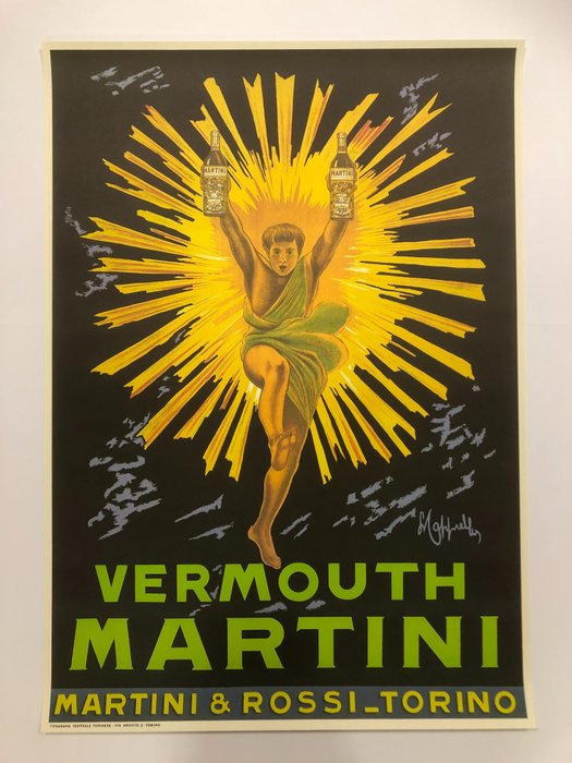 Leonetto Cappiello - Vermouth Martini - Martini  Rossi Torino - 1970‹erne