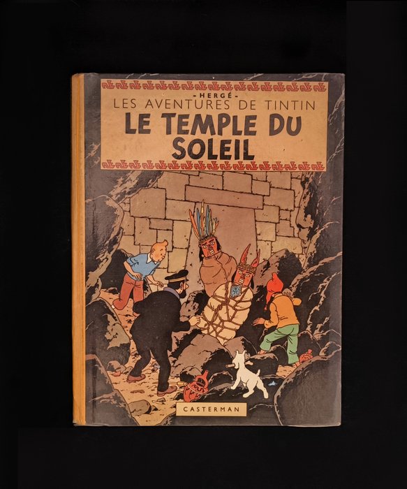 Tintin T14 - Le temple du soleil (B3) - C - 1 Album - Første udgave - 1949