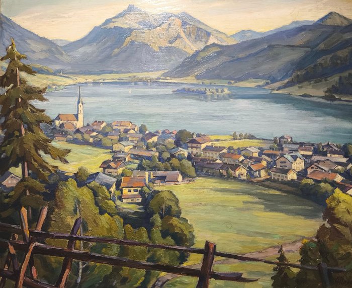 Georg Hesse (1845-1920) - Dorf Im Tal