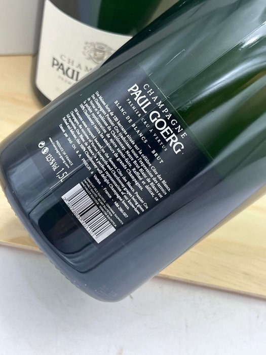 Paul Goerg, Premier Cru à Vertus Brut Blanc de Blancs - Champagne Premier Cru - 2 Magnum (1,5 L)