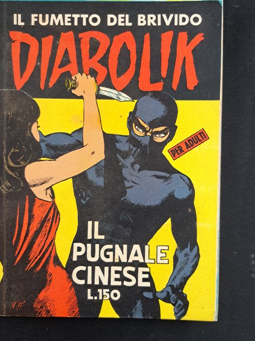 Diabolik Prima Serie n. 23 - Il Pugnale Cinese - 1 Comic - Første udgave - 1964