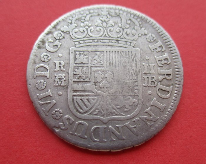 Spanien. Carlos III (1759-1788). 2 Reales 1759, Madrid, JB  (Ingen mindstepris)