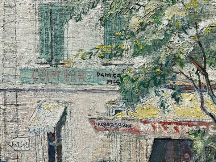 Pol Dom (1884-1974) - Frans café in Saint Raphael