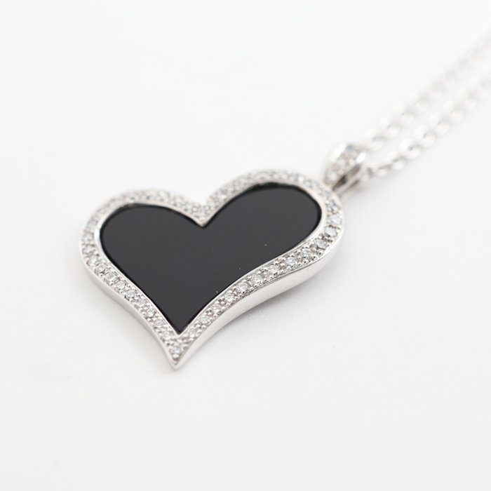 Piaget - Halskæde med vedhæng - Limelight heart necklace - 18 kraat Hvidguld