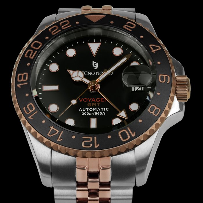 Tecnotempo - GMT "Voyager" 200M - Limited Edition - - Ingen mindstepris - TT.200VY.NRJ - Mænd - 2011-nu