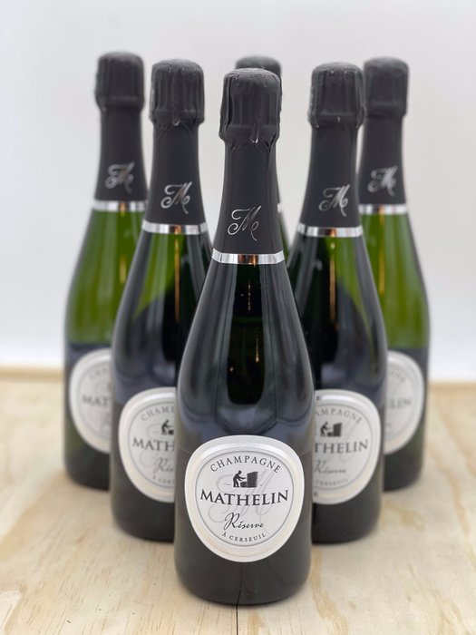 Mathelin, Réserve - Champagne Brut - 6 Flasker (0,75 L)