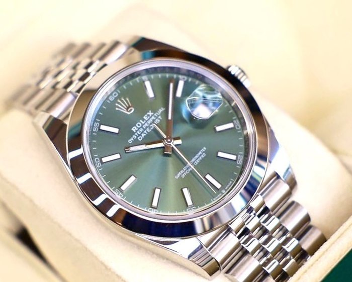 Rolex - Oyster Perpetual Datejust 41 'Mint Green Dial' - 126300 - Mænd - 2020+