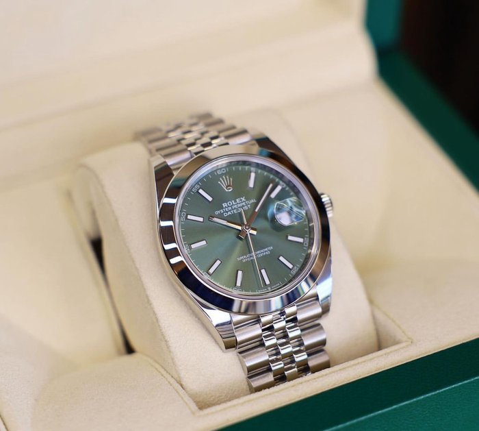 Rolex - Oyster Perpetual Datejust 41 'Mint Green Dial' - 126300 - Mænd - 2020+