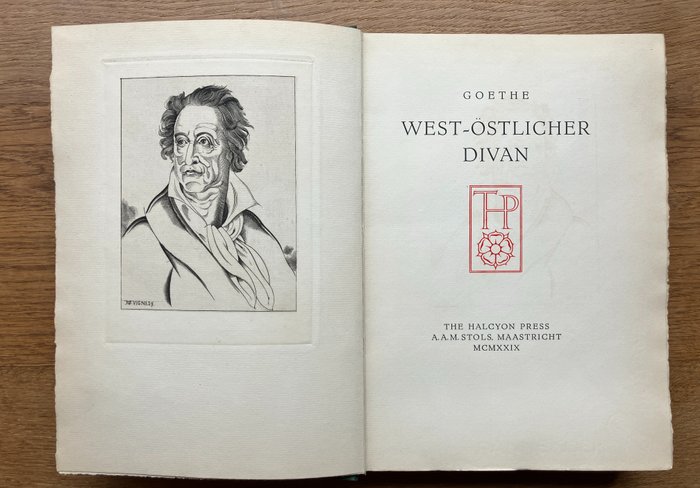 Goethe - West-östlicher divan -fine press editie - 1929