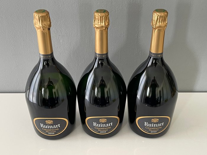 2010 Ruinart, R de Ruinart - Champagne Brut - 3 Magnummer (1,5 L)