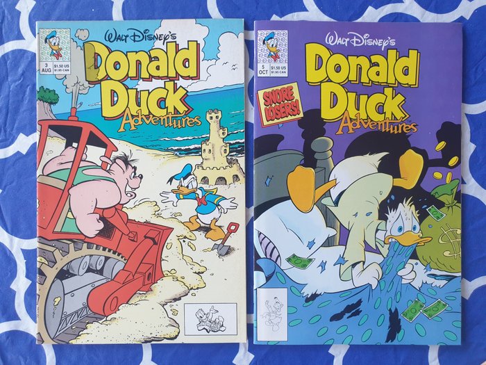 Donald Duck 1-38 - Donald Duck Adventures - 38 Album - Første udgave/genoptryk - 1990/1993