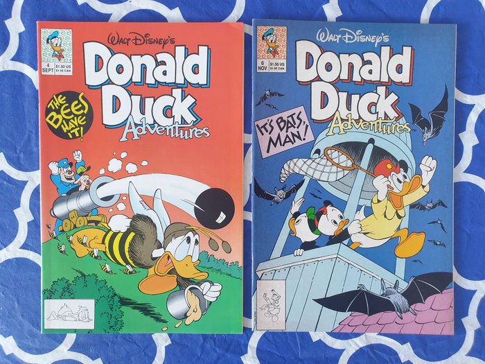 Donald Duck 1-38 - Donald Duck Adventures - 38 Album - Første udgave/genoptryk - 1990/1993