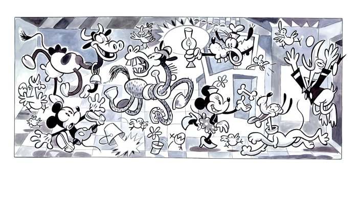 Tony Fernandez - Disney Family Inspired By Picasso's "Guernica" (1937) - Artist Proof (AP)