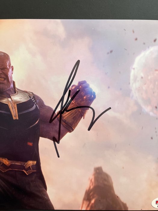 Avengers: Infinity War - Josh Brolin (Thanos) - Signed in Person - with PSA/DNA Certificate - Autograph, photo - No Reserve!