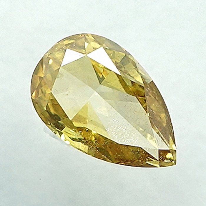 1 pcs Diamant  (Naturfarvet)  - 0.22 ct - Fancy Gul - SI2 - International Gemological Institute (IGI)