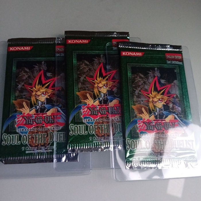 Konami - 3 Booster pack - Soul of The Duelist 1st Edition