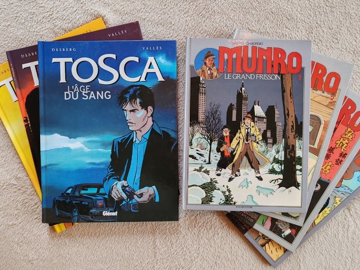 Tosca / Munro - 2 Séries complètes - 7x C - 7 Album - Første udgave - 1988/2003