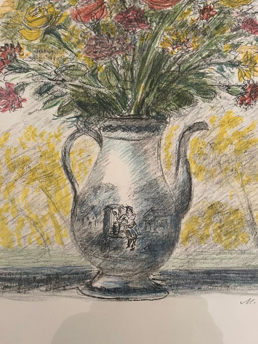 Michele Cascella (1892-1989) - Vaso di fiori