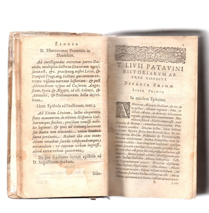 Tito Livio / Corn - Historiarum libri ex recensione Heinsiana - 1634