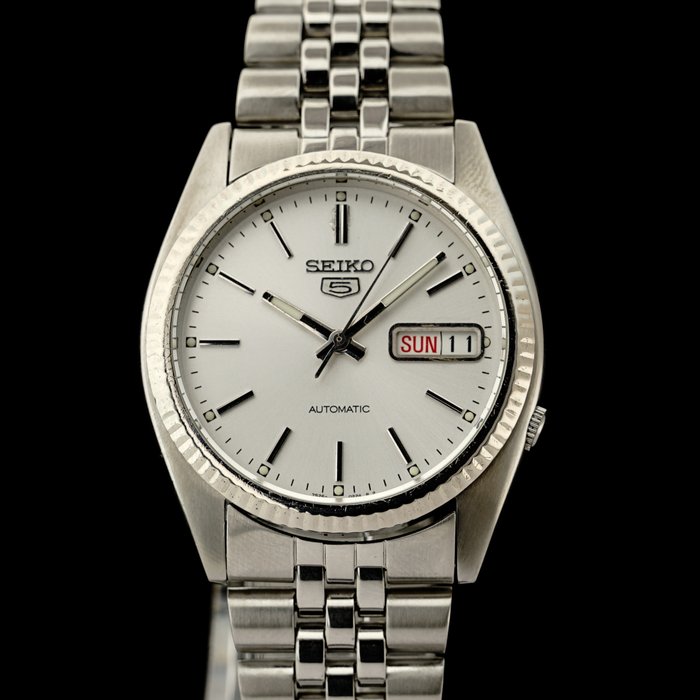 Seiko -5 fluted bezel - Ingen mindstepris - Mænd - 1980-1989