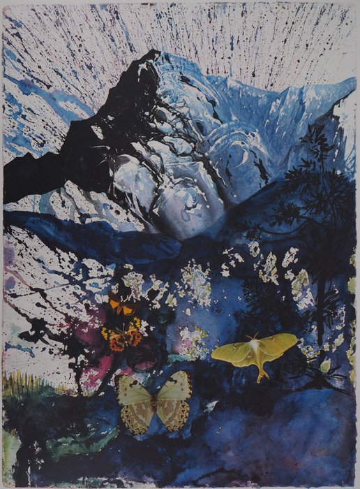 Salvador Dali (1904-1989) - France : Les Alpes (petit modèle)