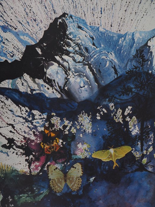 Salvador Dali (1904-1989) - France : Les Alpes (petit modèle)