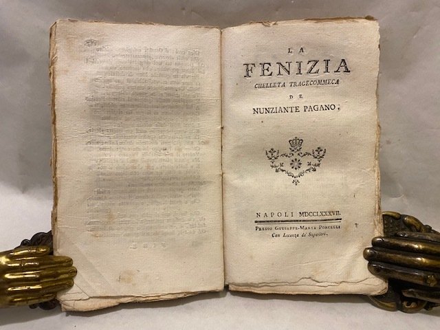 Nunziante Pagano - Mortella d'Orzolone Poemma Arrojeco de Nunziante Pagano - La Fenizia chelleta tragecommeca. - 1787