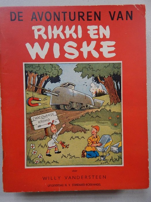 Rikki en Wiske 1 - - Rikki en Wiske in Chocowakije - 1 x antikvarisk album - Første udgave - 1946