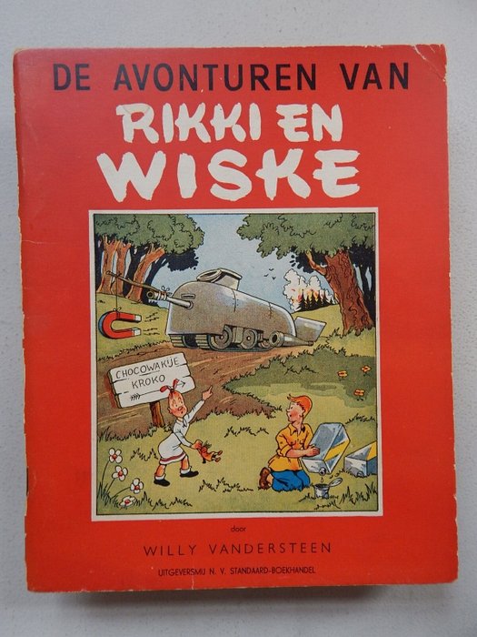 Rikki en Wiske 1 - - Rikki en Wiske in Chocowakije - 1 x antikvarisk album - Første udgave - 1946