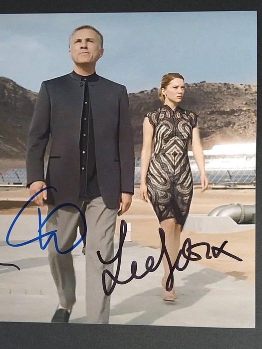 James Bond 007: Spectre - Daniel Craig + Léa Seydoux + Christoph Waltz - Triple signed photo with COA