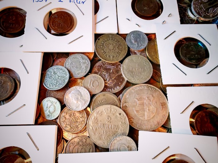 Verden. Collection of Coins inculding Silvers-19.th century to Present-More than 250 pieces  (Ingen mindstepris)