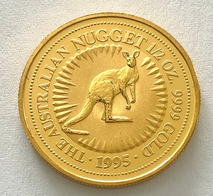 Australien. 50 Dollars 1995 - Australian Nugget (1/2 oz .999)