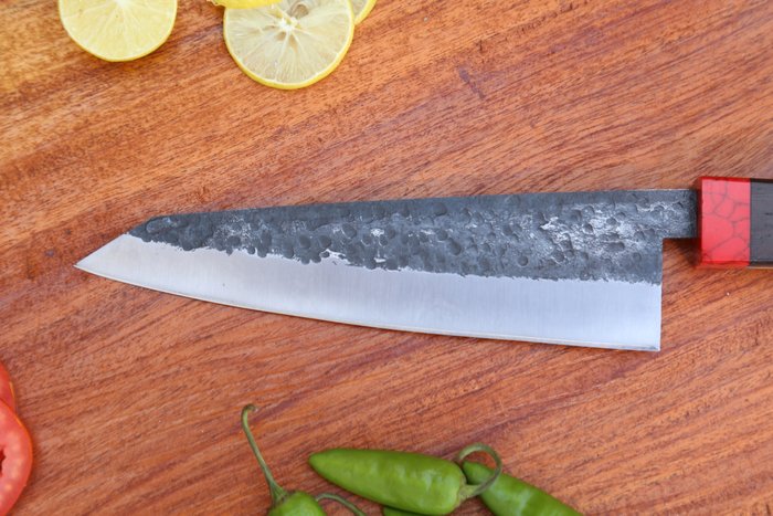 JAMES MARTEIN - Køkkenkniv - Chef's knife -  Gyuto kokkekniv - Levende kulstofstål - Spanien - Gyuto kokkekniv