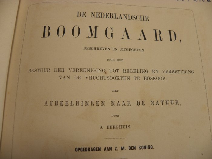 S Berghuis - Nederlandse Boomgaard 2 : Peren en steenvruchten - 1868